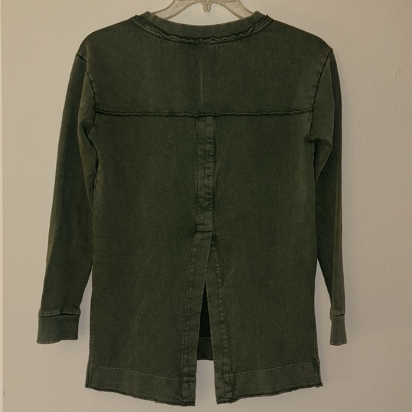 Anthropologie Pilcro Green Moss Sweater Pullover - Picture 4 of 7